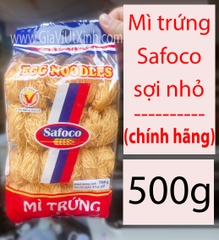 MÌ TRỨNG SAFOCO SỢI NHỎ 500G - SAFOCO EGG NOODLES 500G