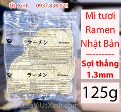 MÌ TƯƠI RAMEN NHẬT BẢN SỢI THẲNG (HIKARI) 1.3MM 125G