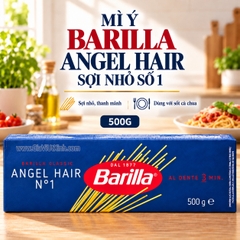 MÌ Ý BARILLA ANGEL HAIR SỢI NHỎ SỐ 1 500G – ANGEL HAIR PASTA NO.1