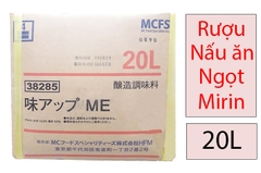 RƯỢU NGỌT MIRIN FU 20L - RƯỢU NẤU ĂN NGỌT NHẬT BẢN