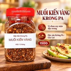 MUỐI KIẾN VÀNG KRONG PA 150G – ĐẶC SẢN GIA LAI, MUỐI CHẤM KIẾN VÀNG