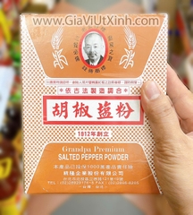 MUỐI TIÊU CAO CẤP ĐÀI LOAN HIỆU ÔNG GIÀ 600G - GRANDPA PREMIUM SALTED PEPPER POWDER