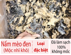 NẤM MÈO ĐEN (MỘC NHĨ KHÔ) 50G - 100G - 200G WOOD-EAR MUSHROOM - TREE EAR