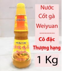 NƯỚC CỐT GÀ CÔ ĐẶC THƯỢNG HẠNG WEIYUAN 1KG - CHICKEN LIQUID CONCENTRATE - CHICKEN STOCK