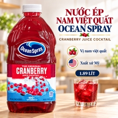 NƯỚC ÉP NAM VIỆT QUẤT OCEAN SPRAY 1.89 LÍT – THE ORIGINAL CRANBERRY JUICE COCKTAIL
