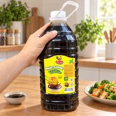 NƯỚC TƯƠNG CON GÀ VĨNH THUẬN 4.5L - ĐẬU NÀNH LÊN MEN, ĂN CHAY ĐƯỢC