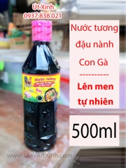 NƯỚC TƯƠNG ĐẬU NÀNH CON GÀ VĨNH THUẬN 500ML - VINH THUAN SOY SAUCE - NƯỚC TƯƠNG GIÁ RẺ TỪ THIỆN