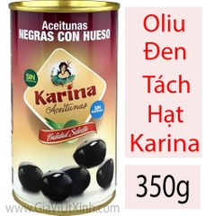 OLIU ĐEN TÁCH HẠT KARINA 350G - TRÁI OLIU ĐEN