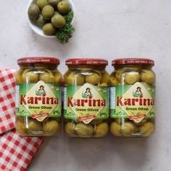 OLIU XANH NGUYÊN HẠT 360G - GREEN OLIVES