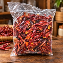 ỚT SỪNG KHÔ NGUYÊN TRÁI 1KG – ỚT ĐỎ KHÔ LÀM SA TẾ, DẦU ỚT – DRIED RED HORN CHILIES