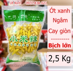 ỚT XANH NGÂM TRUNG QUỐC 1KG - 2,5KG - CHINESE PICKLED GREEN CHILI