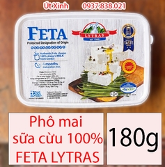 PHÔ MAI FETA LYTRAS 180G - PHÔ MAI SỮA CỪU HY LẠP NGÂM NƯỚC MUỐI
