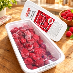 PHÚC BỒN TỬ ĐÔNG LẠNH ANDROS 500G – FROZEN RASPBERRY - MÂM XÔI ĐỎ (NGUYÊN TRÁI)