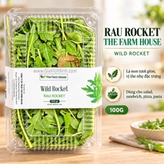 RAU ROCKET THE FARM HOUSE 100G - WILD ROCKET, CẢI ARUGULA
