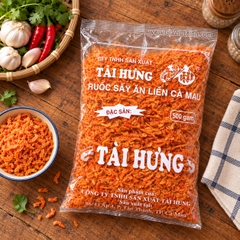 RUỐC SẤY ĂN LIỀN TÀI HƯNG 500G – TÉP KHÔ CÀ MAU LOẠI NGON ĐẶC BIỆT