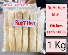 RUỘT HEO KHÔ 1KG - DRIED PIG INTESTINE - DÙNG LÀM LẠP XƯỞNG, XÚC XÍCH