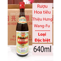 RƯỢU HOA TIÊU WANG-FU THIỆU HƯNG 640ML
