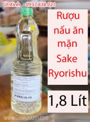 RƯỢU NẤU ĂN MẶN (CÓ MUỐI) SAKE RYORISHU 1,8 LÍT - KING JOZO (HINODE FOODS)