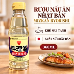 RƯỢU NẤU ĂN NHẬT BẢN MIZKAN RYORISHU 360ML (COOKING SAKE)