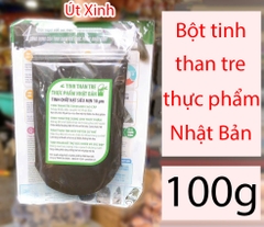 BỘT TINH THAN TRE THỰC PHẨM SIÊU MỊN TAKESUMI NHẬT BẢN 10µM (100 G) - BAMBOO CHARCOAL POWDER