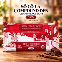 SÔ CÔ LA COMPOUND ĐEN GRAND-PLACE D040 1KG – PURATOS DARK CHOCOLATE