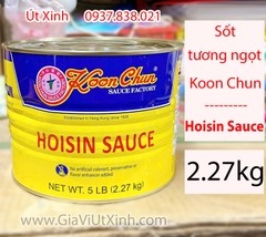 SỐT TƯƠNG NGỌT KOON CHUN 2.27G - HOISIN SAUCE HONG KONG - TƯƠNG ĐEN ĂN PHỞ