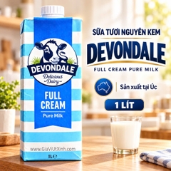 SỮA TƯƠI NGUYÊN KEM DEVONDALE 1 LÍT – FULL CREAM PURE MILK