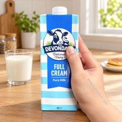 SỮA TƯƠI NGUYÊN KEM DEVONDALE 1 LÍT – FULL CREAM PURE MILK