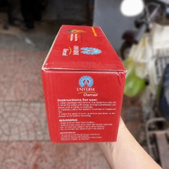 THAN ĐỐT NHANH SHISHA UNIVERSE CHARCOAL 35MM – 120 VIÊN/HỘP