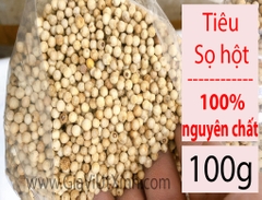 TIÊU SỌ HỘT 50G - 100G - 250G - TIÊU SỌ TRẮNG - WHITE PEPPER