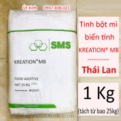 TINH BỘT MÌ BIẾN TÍNH SMS KREATION MB (1KG - 3KG- 5KG) – GIỮ KẾT CẤU, TẠO ĐỘ ẨM