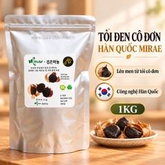 TỎI ĐEN CÔ ĐƠN HÀN QUỐC MIRAE 1KG - 1,5KG – BLACK GARLIC – TỎI ĐEN LÊN MEN