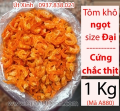 TÔM KHÔ NGỌT SIZE ĐẠI 500G- 1KG - CỨNG, CHẮC THỊT- TÔM KHÔ CỦ KIỆU (MÃ A880)