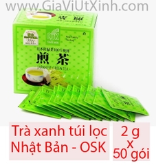TRÀ XANH TÚI LỌC NHẬT BẢN OSK 2G X 50 GÓI - JAPAN GREEN TEA