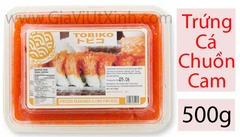 TRỨNG CÁ CHUỒN CAM TOBIKO NHẬT BẢN 500G (LOẠI 1)