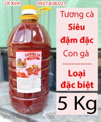TƯƠNG CÀ 5KG - TƯƠNG CÀ SIÊU ĐẬM ĐẶC CON GÀ VĨNH THUẬN LOẠI ĐẶC BIỆT - KETCHUP 5KG