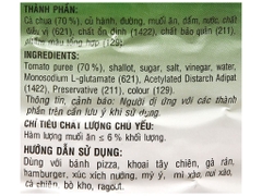 TƯƠNG CÀ CHOLIMEX 2,1 KG - CHOLIMEX KETCHUP - TOMATO SAUCE