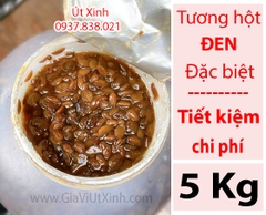 TƯƠNG HỘT ĐEN LOẠI ĐẶC BIỆT 5KG - BLACK BEAN SAUCE - TƯƠNG HỘT ĐEN CON GÀ VĨNH THUẬN