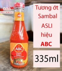 TƯƠNG ỚT ABC SAMBAL ASLI 335ML – SỐT ỚT INDONESIA (DIGILING ALA TRADISIONAL)