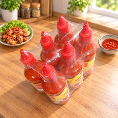 TƯƠNG ỚT CAY NỒNG CON GÀ VĨNH THUẬN 500ML - EXTRA HOT CHILI SAUCE (LỐC 6 CHAI)