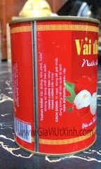 VẢI THIỀU NƯỚC ĐƯỜNG THANH HÀ 565G - LYCHEE IN LIGHT SYRUP - VẢI ĐÓNG LON