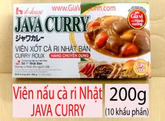 VIÊN NẤU CÀ RI NHẬT BẢN JAVA CURRY 200G - JAPAN JAVA CURRY HOUSE