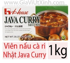 [NỘI ĐỊA NHẬT] VIÊN NẤU CÀ RI NHẬT JAVA CURRY 1KG - HOUSE FOODS