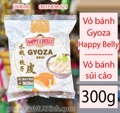 VỎ SỦI CẢO HAPPY BELLY 300G - GYOZA SKIN LÀM MANDU, DUMPLING