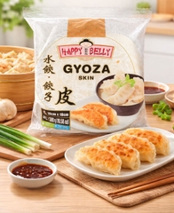 VỎ SỦI CẢO HAPPY BELLY 300G - GYOZA SKIN LÀM MANDU, DUMPLING