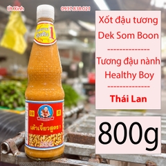 XỐT ĐẬU TƯƠNG DEK SOM BOON 800G - TƯƠNG ĐẬU NÀNH HEALTHY BOY THÁI LAN