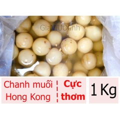 CHANH MUỐI HONG KONG 1KG - HONG KONG PRESERVED LEMON