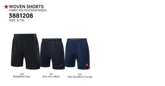 QUẦN SHORT NAM KELME - MÃ 3881208
