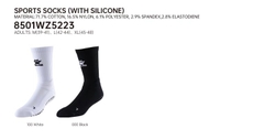 TẤT/VỚ CHỐNG TRƯỢT KELME - MÃ 8501WZ5223