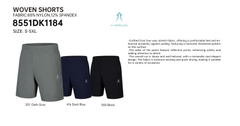 QUẦN SHORT DỆT KELME - MÃ 8551DK1184